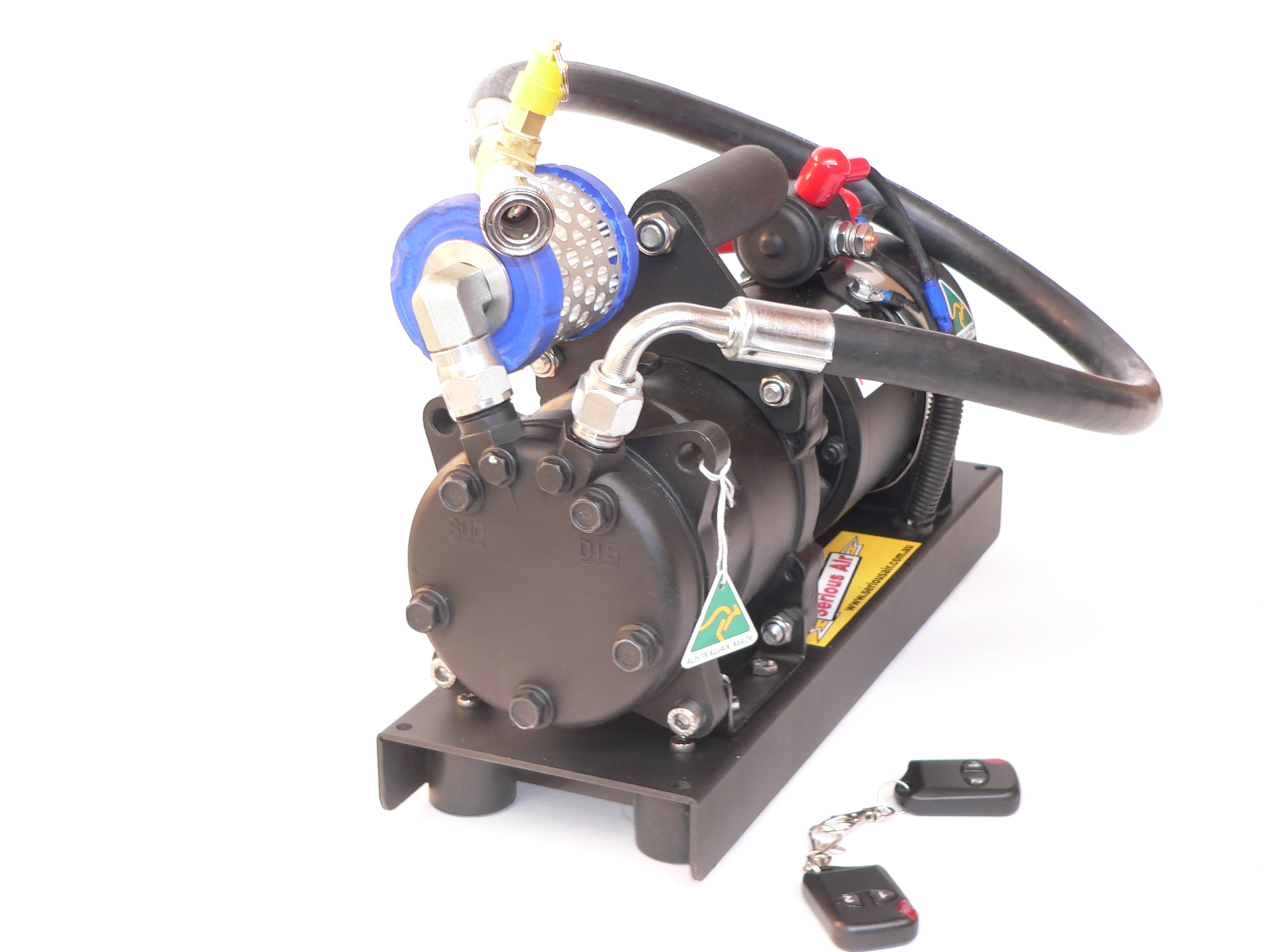 Serious Air 12 volt portable air compressor for car, 4x4 and truck