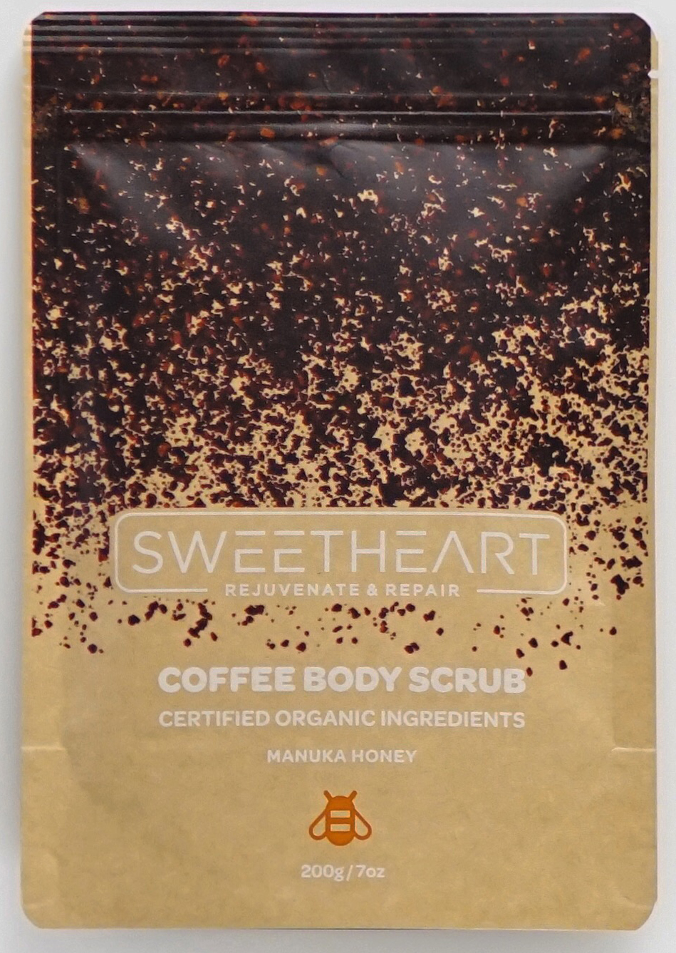 Sweetheart Manuka Honey Coffee Body Scrub 200g The Australian Made