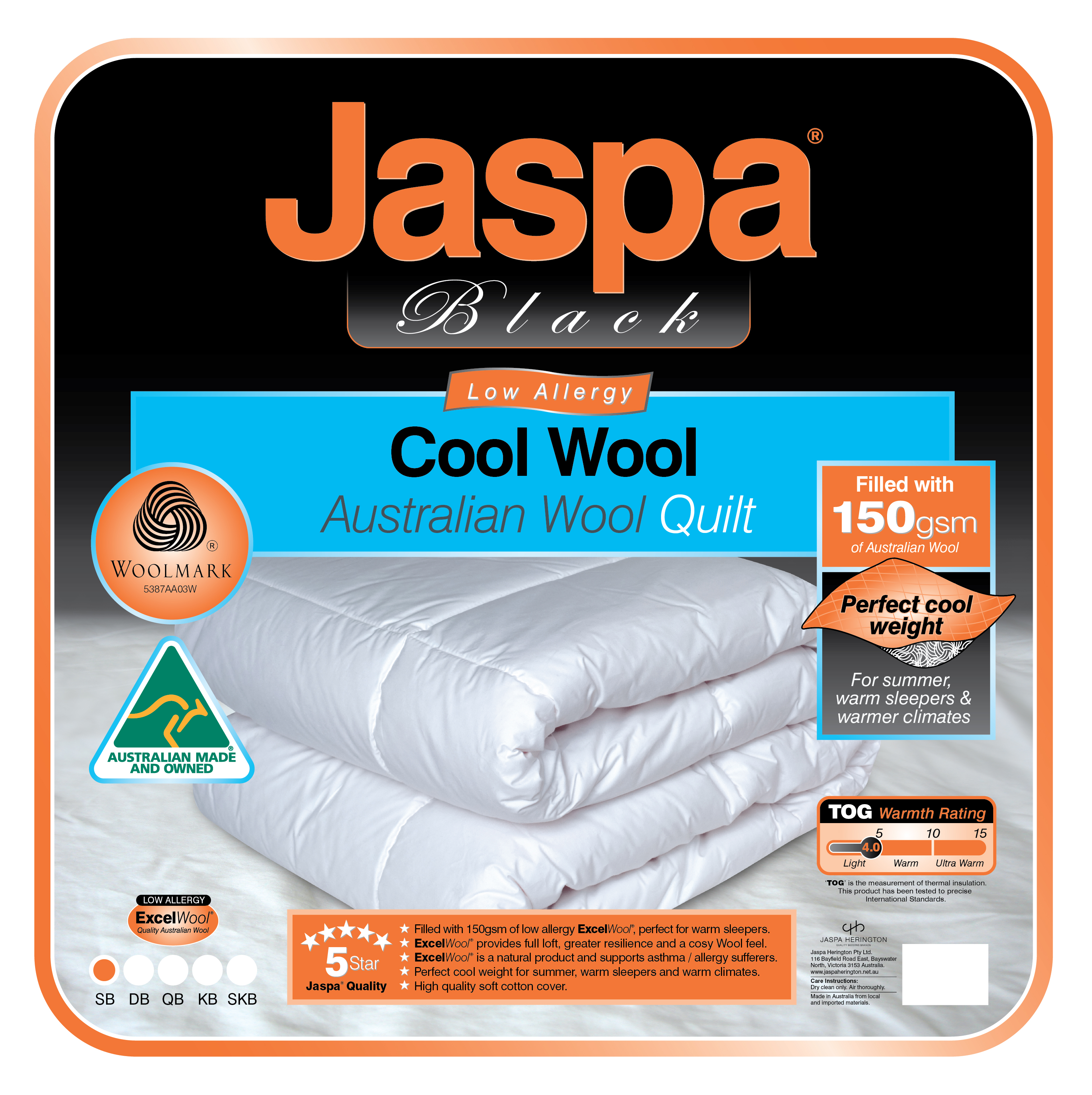 Jaspa Black Quilts The Australian Made Campaign