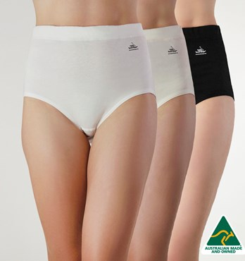 High Waist Comfy Bum Knickers - Black Image