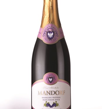 Mandorf Sparkling Natural Dark Grape Juice Image