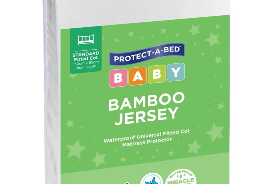 Bamboo Jersey Waterproof Universal Fitted Cot Mattress Protector