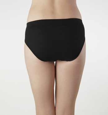 Comfy Bum Knickers - Single Colour Triple Set - Black Image