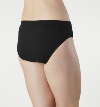 Comfy Bum Knickers - Single Colour Five Set - Black Image