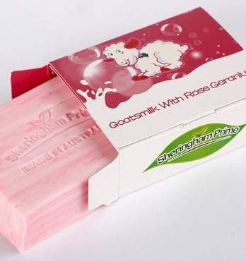 Sheringham Prime Goatsmilk with Rose Geranium Soap 100g Image