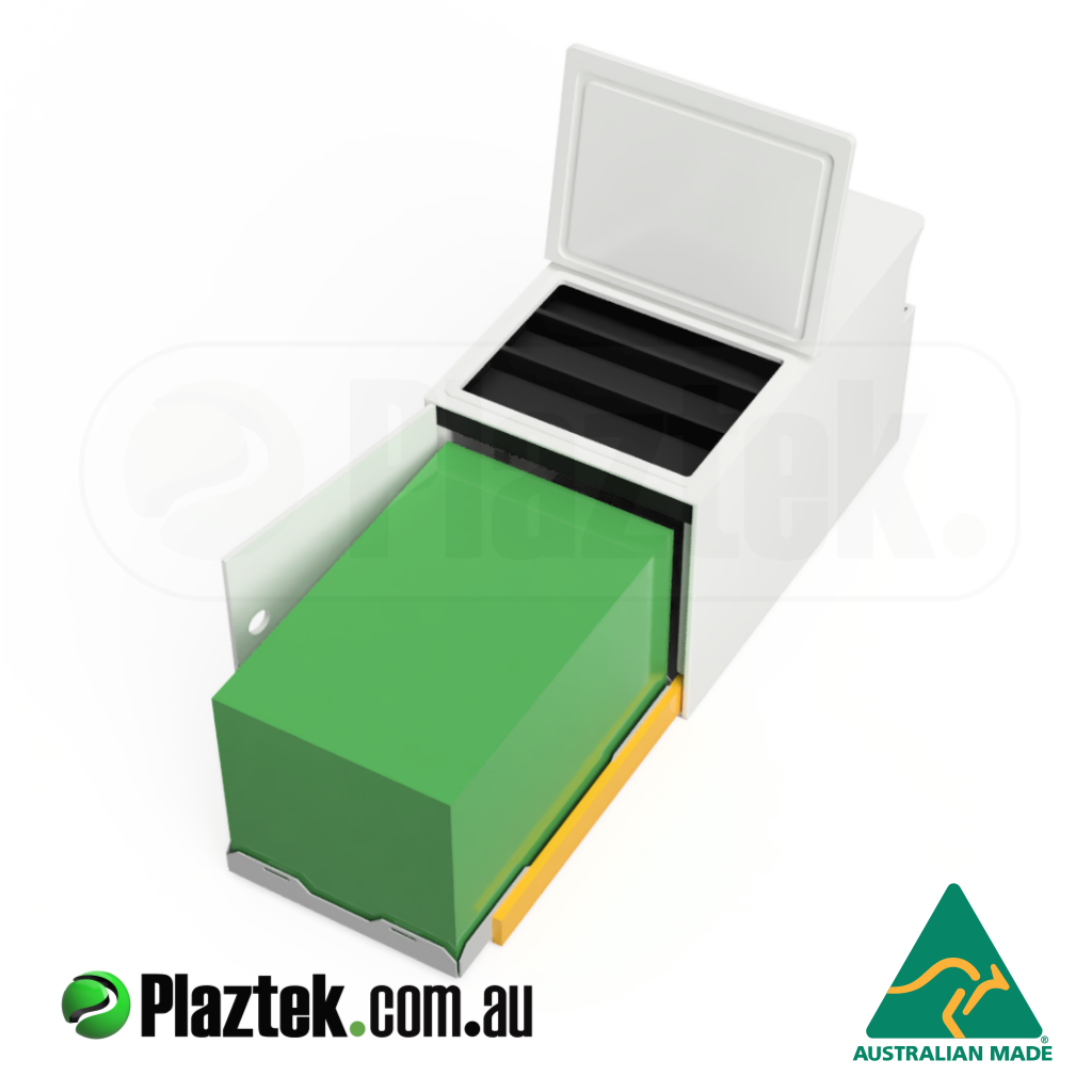 Boat Seat Box with Fridge Slide 900Lx550W + Storage The Australian