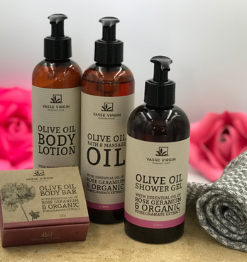 Rose Geranium and Organic Pomegranate Image