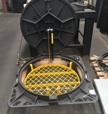 Manhole Safety Grates Image
