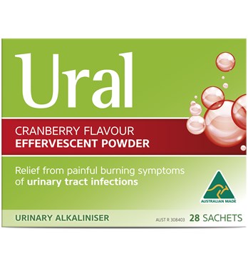 Ural Effervescent Powder Sachets Cranberry 28’s Image
