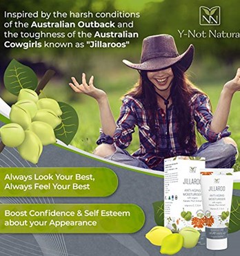 Jillaroo Anti Aging Moisturizer with Organic Kakadu Plum Extract (100g) Image
