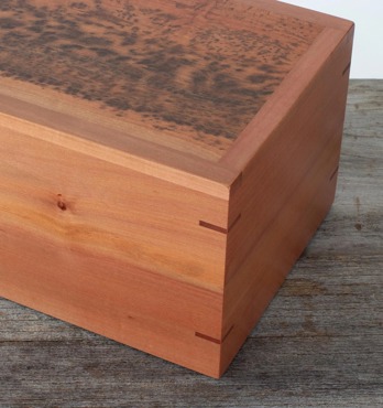 Cremation Ashes Box Tiger Myrtle Image