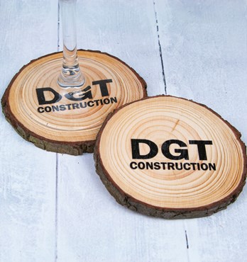 Wood slice promotional products Image