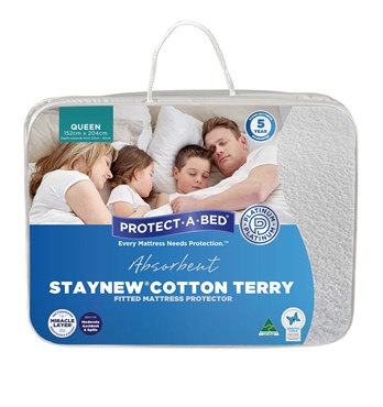 Protect·A·Bed® Staynew® Cotton Terry Mattress Protector Image