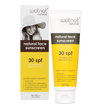 Wotnot Natural Face Sunscreen SPF 30 Image