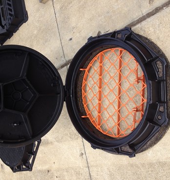 Manhole Safety Grates Image
