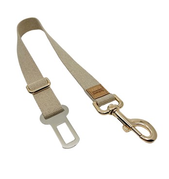 Clik Clak® Adjustable Hemp Dog Seat Belt Image
