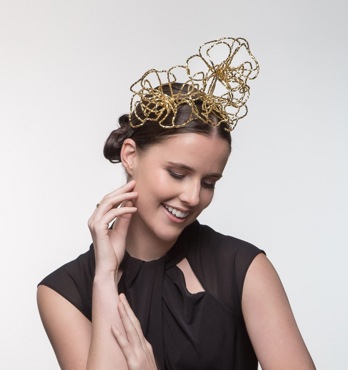 Metallic Roses Headpieces Image