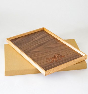 Marquetry Gecko Tray Image