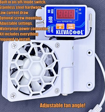 Klevacool™ Compressor internal fridge fan - Adjustable Fan Image