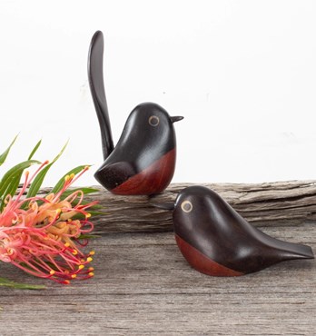 Gift Bundle: Ancient Australian Redgum Bird Combo Image