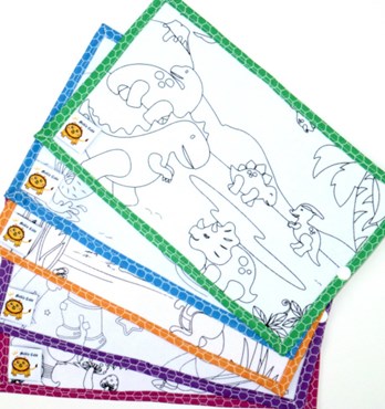 Travel Colouring Mat Image