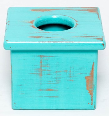 Tissue Box Holder - Wooden - Boutique tissue boxes - Holds boutique facial tissue boxes Image