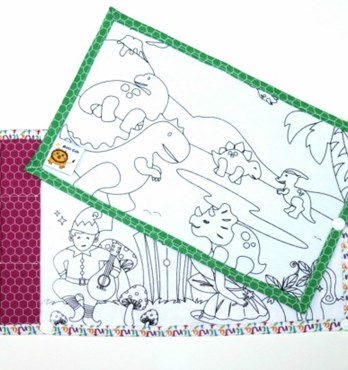 Travel Colouring Mat Image