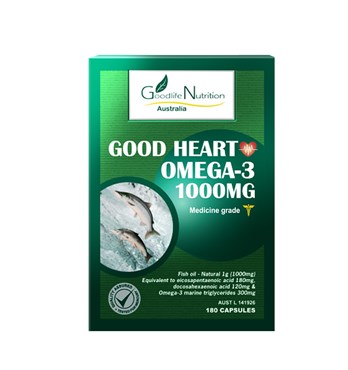 GoodLife Nutrition Good Heart Omega-3 1000mg Image