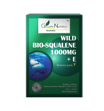 GoodLife Nutrition Wild Bio-Squalene 1000mg + E Image