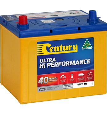 Century Ultra Hi Performance 67EF MF Battery Image