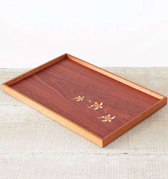 Marquetry Turtle Tray Image