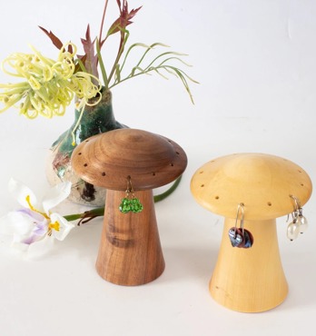 Mushroom Earring Holder Image