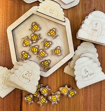Bee Counting Game Image
