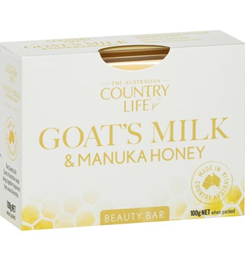 Country Life soap - Goat's Milk & Manuka Honey Image