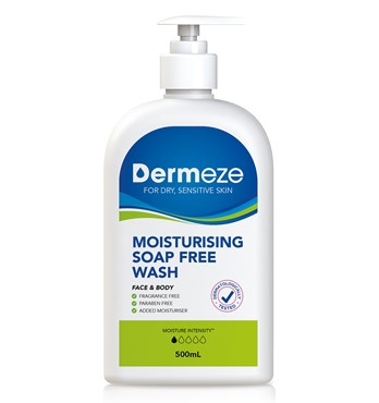 Dermeze Moisturising Soap Free Wash 500mL Image
