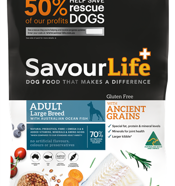 SavourLife Ancient Grain Large Breed Adult (with Australian Ocean Fish) 20kg Image