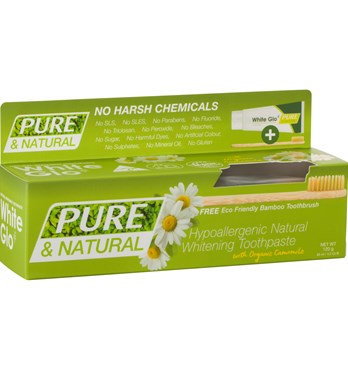 White Glo Pure and Natural Whitening Toothpaste Image