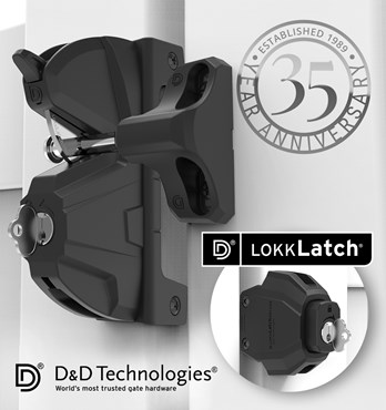 LokkLatch® DELUXE Privacy & Security Gate Latch Image