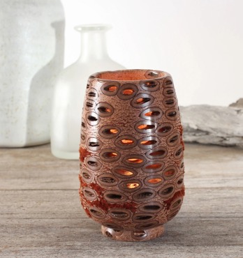 Banksia Nut Tea Lite Candle Holder Image