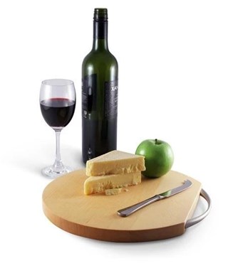 Round Huon Pine Cheese Board Image