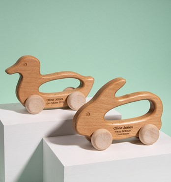 Duck, Elephant and Rabbit Grab Toys Image