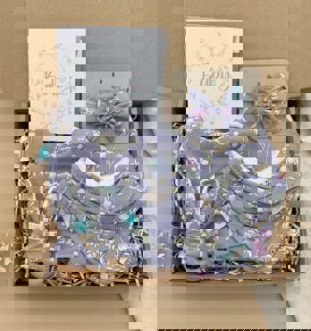 Girls Handmade Baby Gift Box – Wild Lavender Image