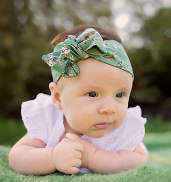 Hair Accessories including baby headbands, top knots, headbands and hair bows Image