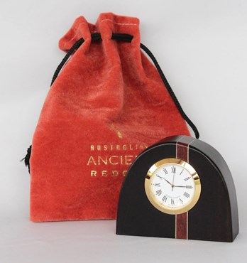 Ancient Redgum Desk Clock Image