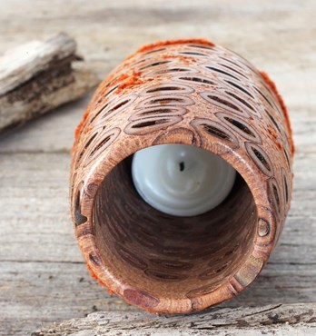 Banksia Nut Tea Lite Candle Holder Image