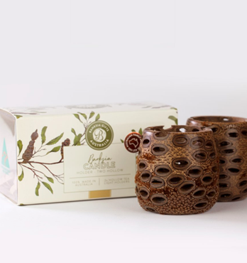 Banksia Tea Light Holder - Set Hollow Image