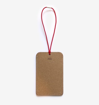 Recycled Leather Luggage Tags Image