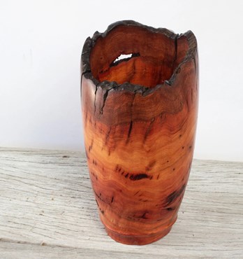 Redgum Burl Vase Image