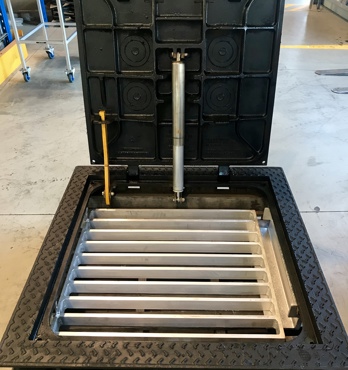 Manhole Safety Grates Image