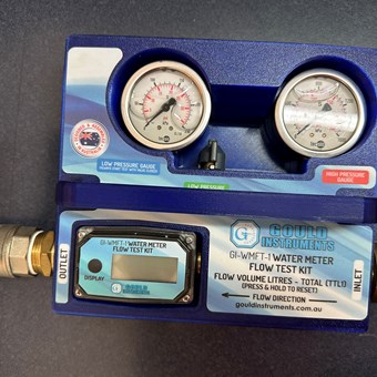 Water Meter Flow test Kit, Gould model GI-WMFT1